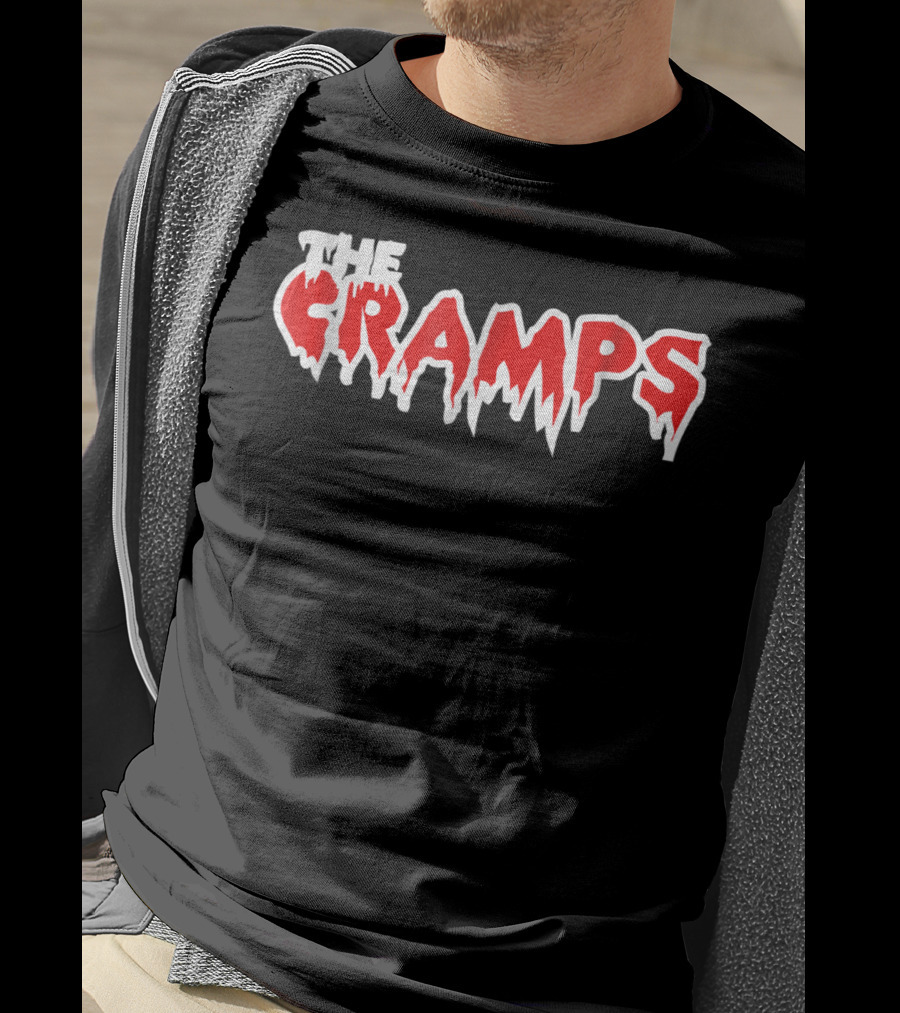The Cramps Horror Drip Text T-Shirt