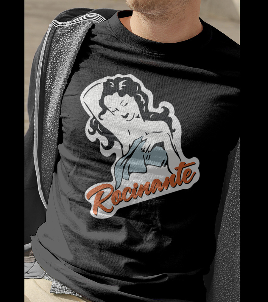Rocinante Pin-Up Style Logo From The Expanse Series T-Shirt