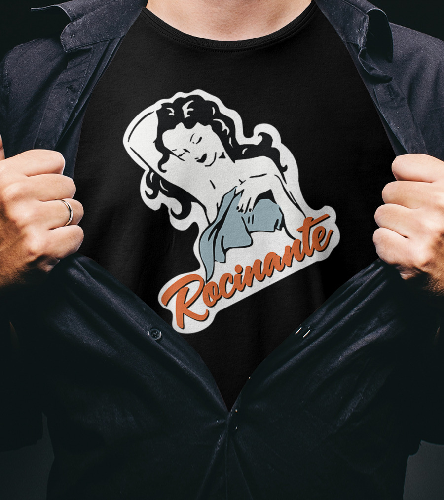 Rocinante Pin-Up Style Logo From The Expanse Series T-Shirt