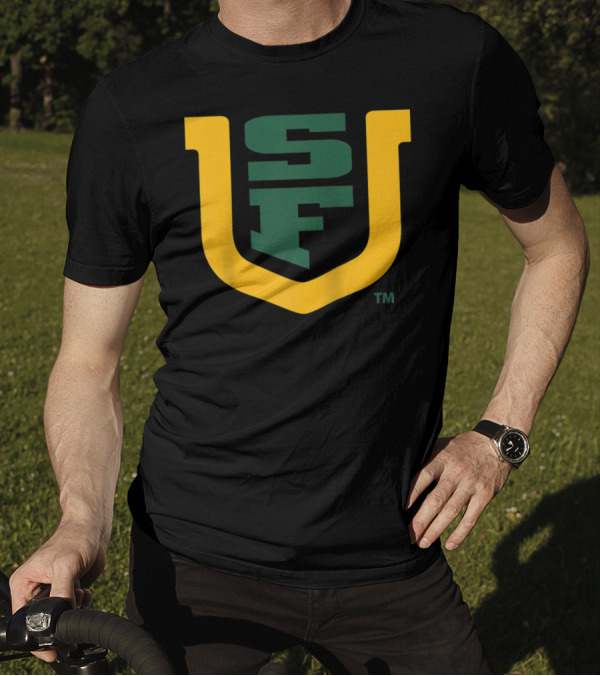 University Of San Francisco Dons NCAA SF Logo PPSNU031 Rag T-Shirt