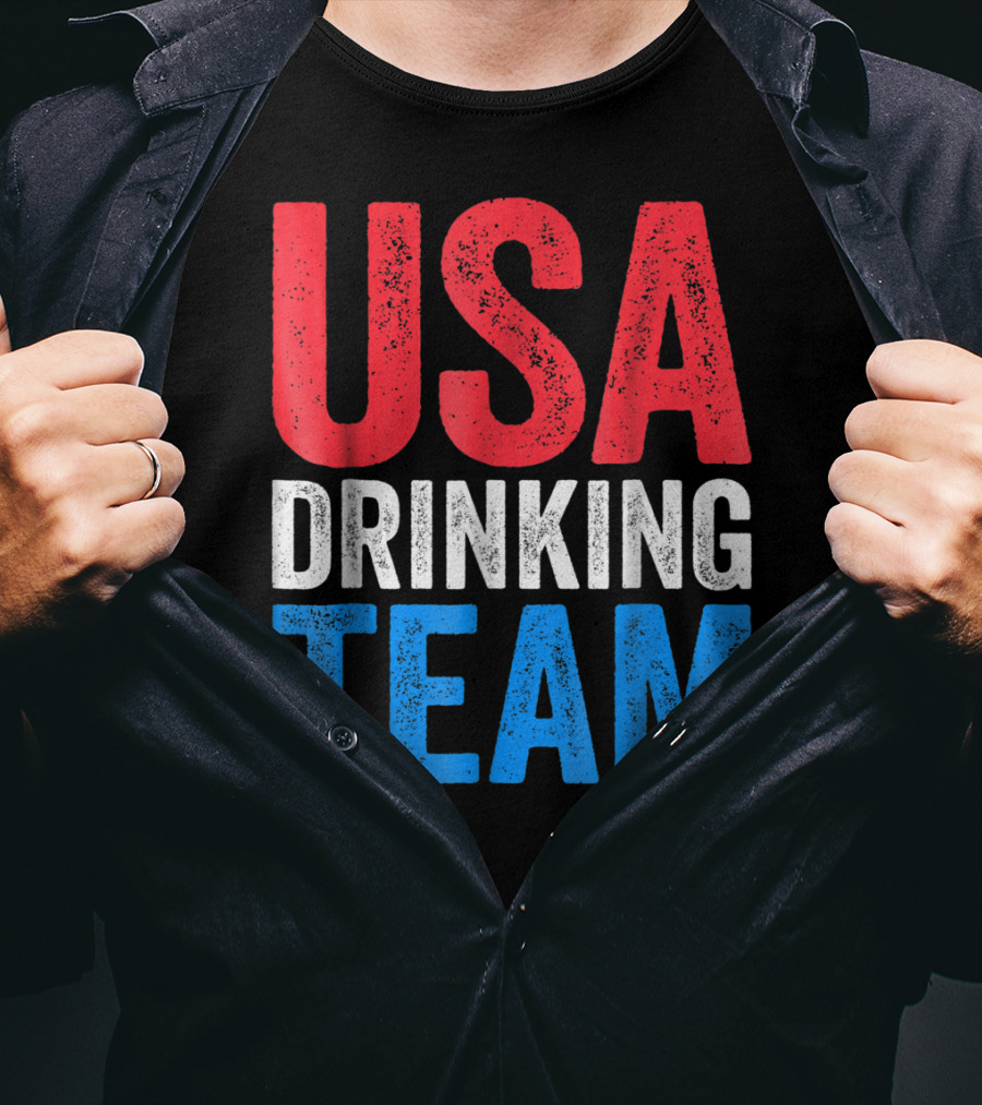 USA Drinking Team Fourth Of July T-Shirt