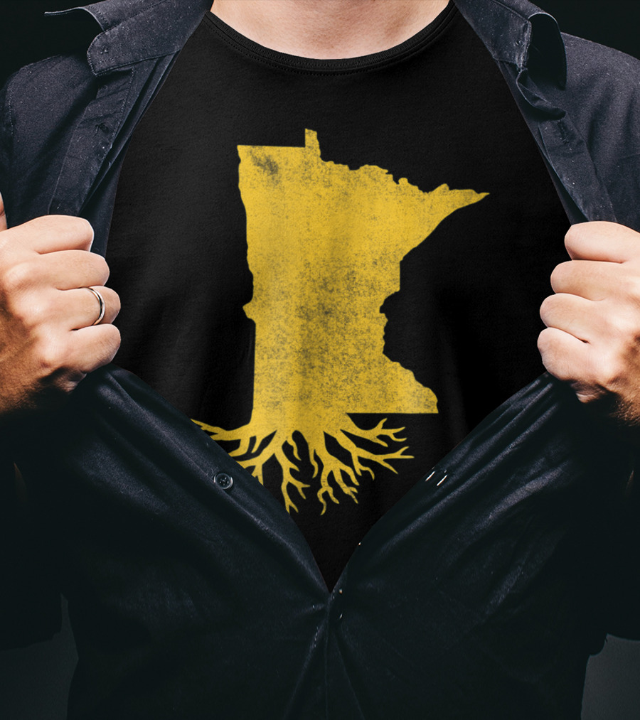 Vintage Minnesota State Roots Home Grown Hometown T-Shirt