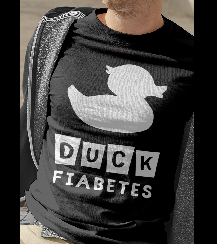 Duck Fiabetes Funny Diabetic Type 1 Diabetes T-Shirt
