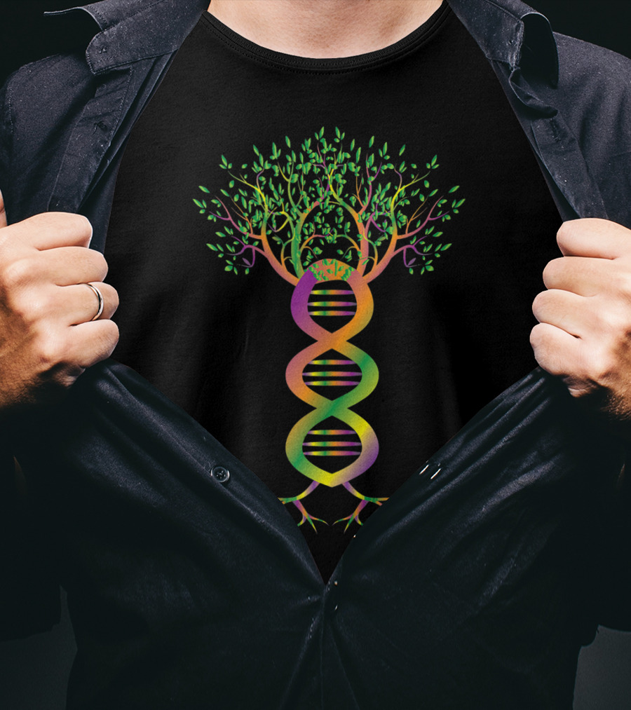 Genetics Tree Of Life DNA Biology Science Co T-Shirt