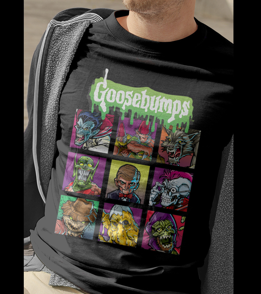 Goosebumps Iconic Monsters Yearbook Portrait Collection T-Shirt