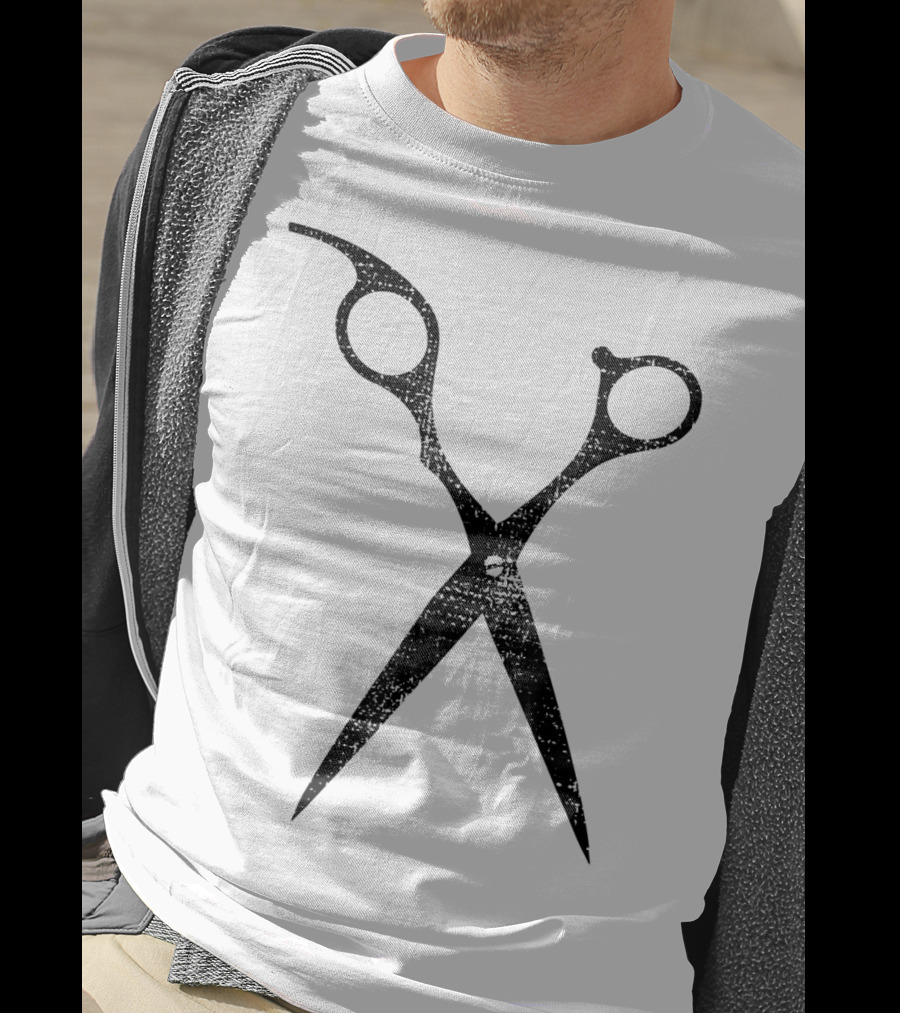 Hairdresser Barber Shop Hairsty Scissors T-Shirt