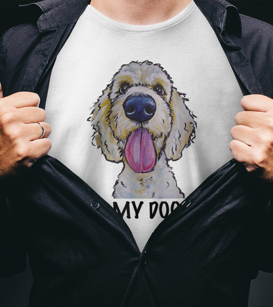 I Love My Doodle Golden Doodle Heart T-Shirt