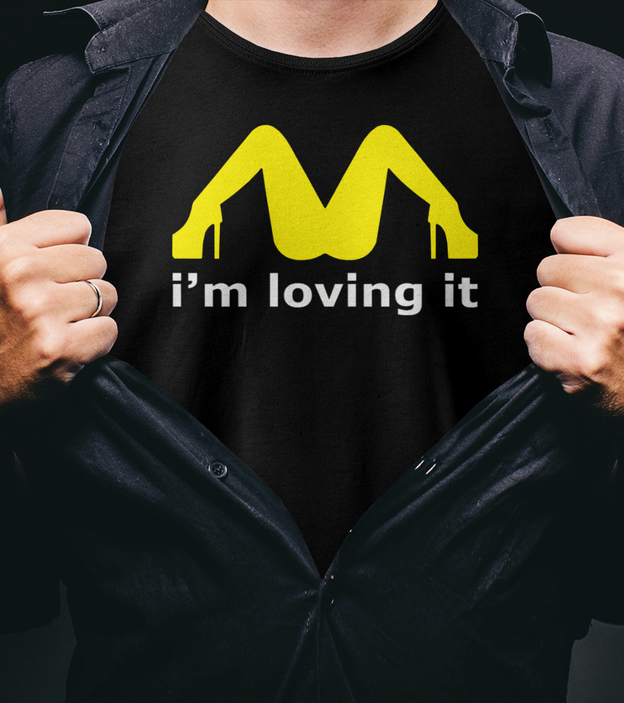 I'm Loving It Yellow High Heels T-Shirt