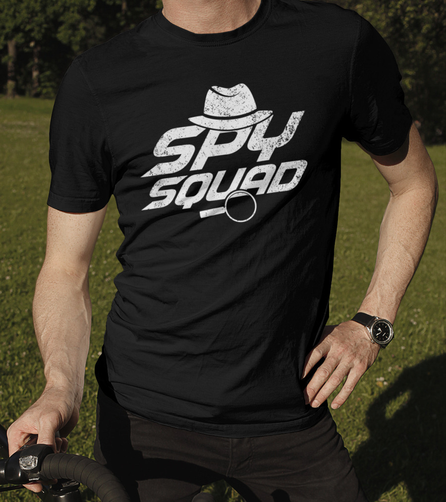 Spy Squad Detective Hat And Magnifying Glass T-Shirt