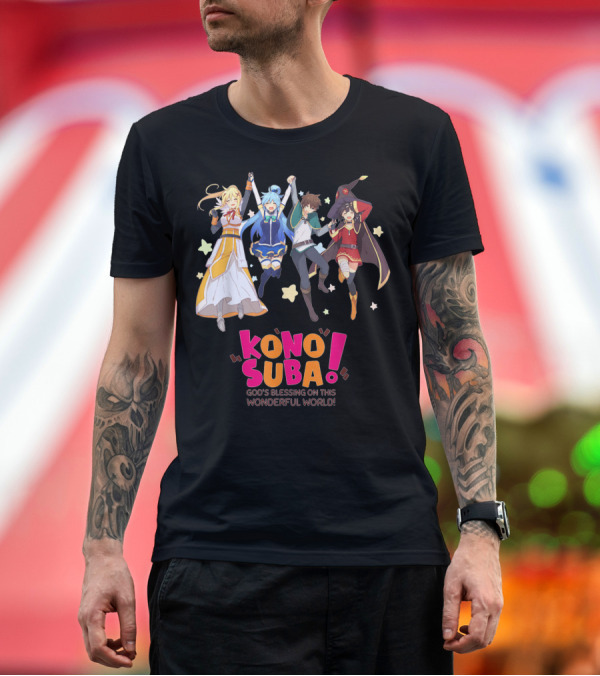Premium T-Shirt: KonoSuba God's Blessing on This Wonderful World Megumin Explosion T-Shirt KonoSuba God's Blessing on This Wonderful World Megumin Explosion T-Shirt