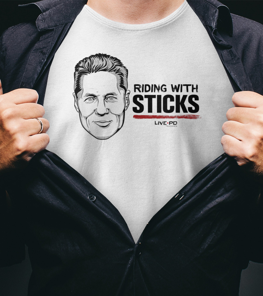 Riding With Sticks Live PD T-Shirt