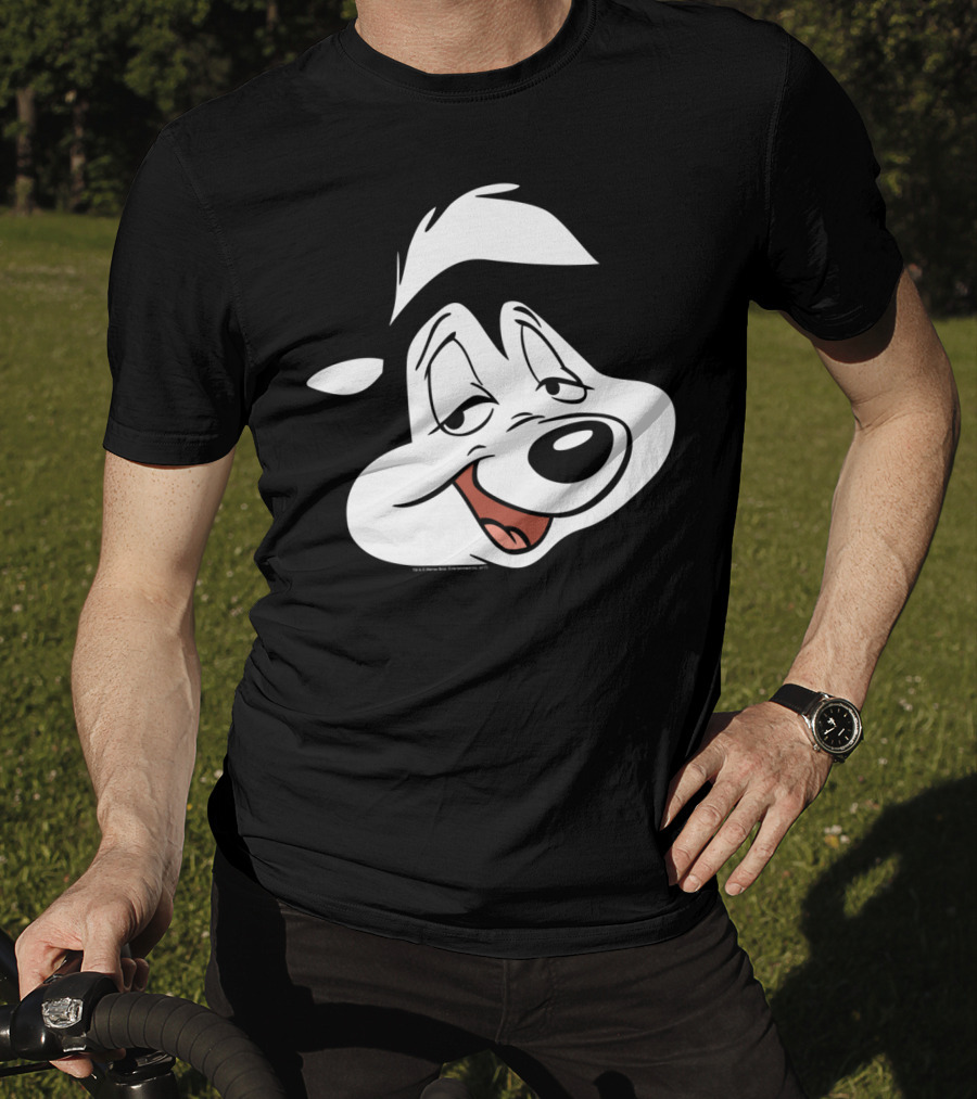 Looney Tunes Pepe Le Pew Face Character Classic T-Shirt