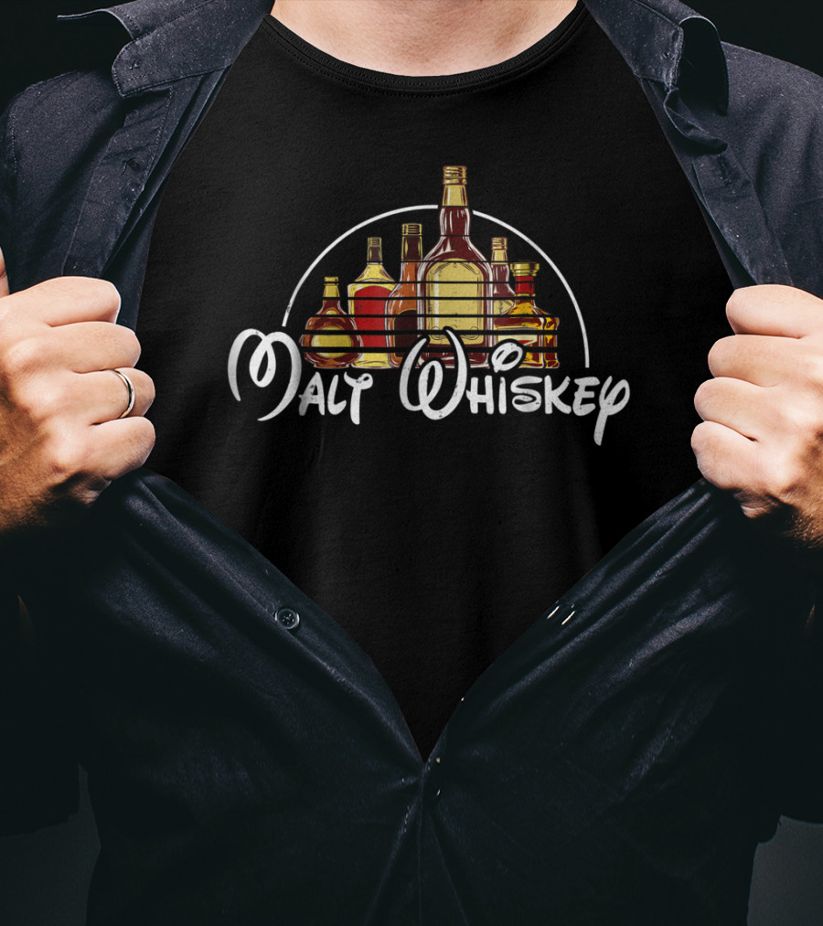 Malt Whiskey Bottles Collection T-Shirt