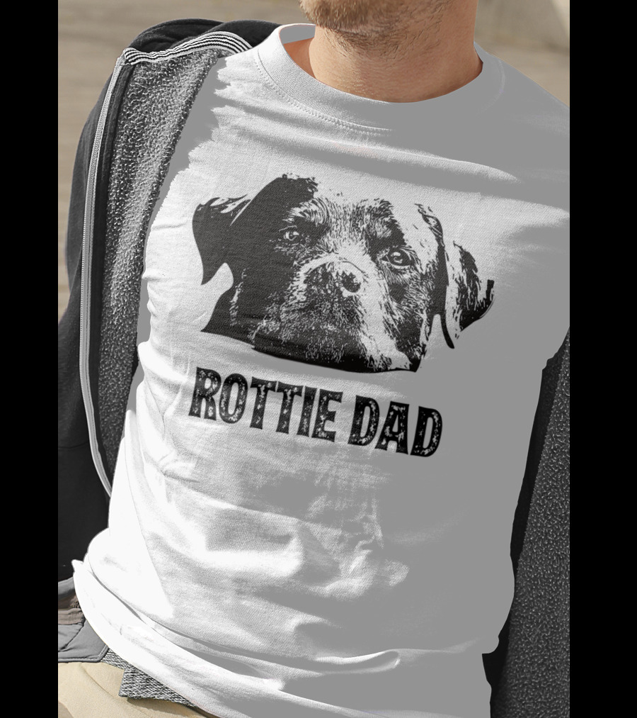 Rottie Dad Rottweiler Dad Mens T-Shirt