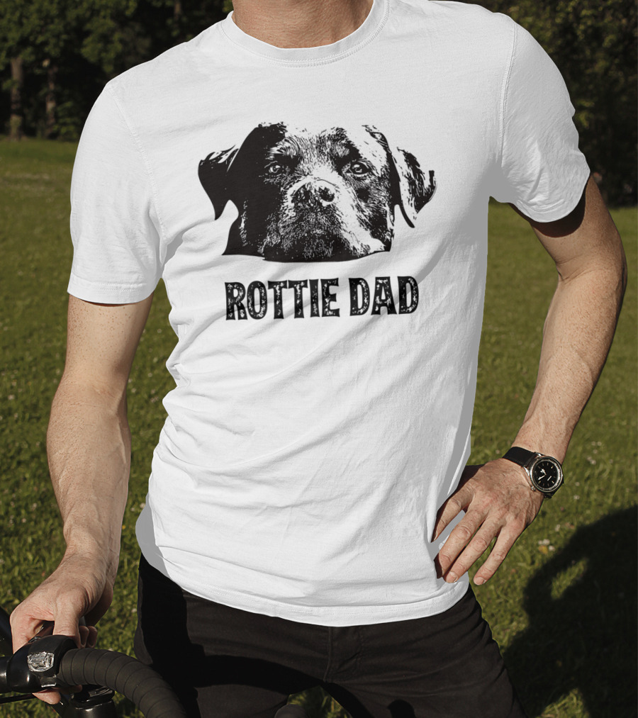 Rottie Dad Rottweiler Dad Mens T-Shirt