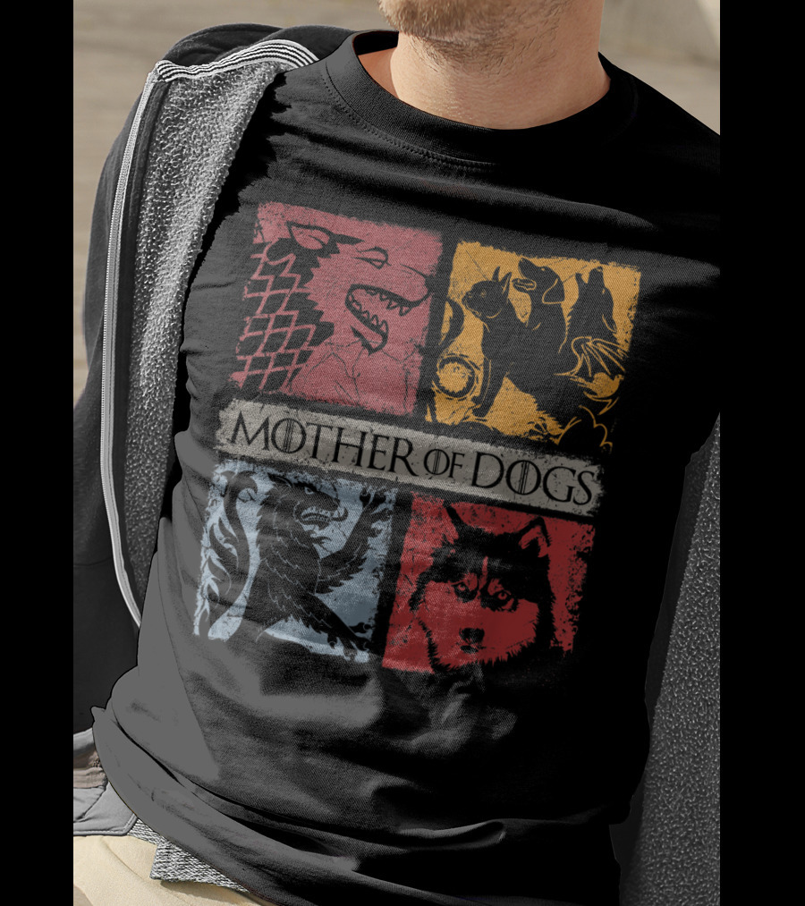 Mother Of Dogs Game Of Thrones Inspired Dog Lovers T-Shirt