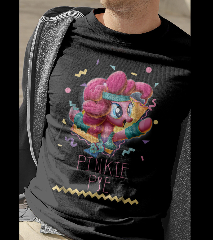 Pinkie Pie 83 Retro 80's Style My Little Pony T-Shirt