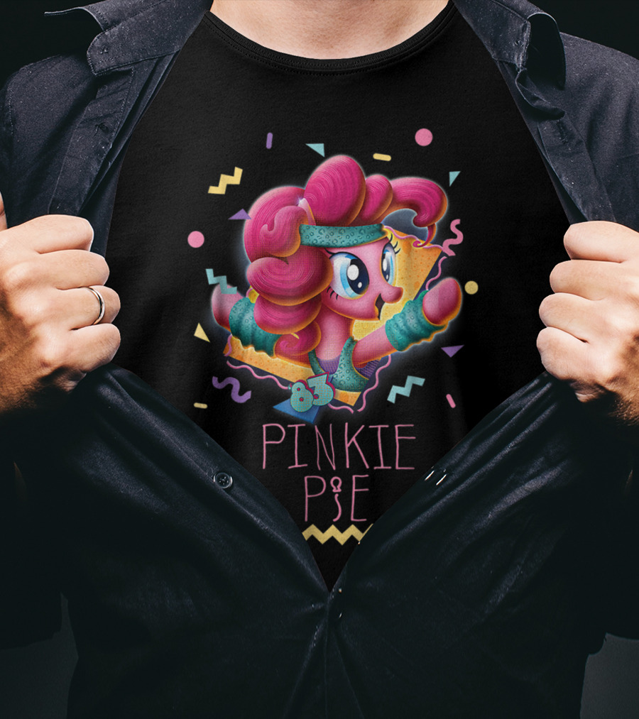 Pinkie Pie 83 Retro 80's Style My Little Pony T-Shirt