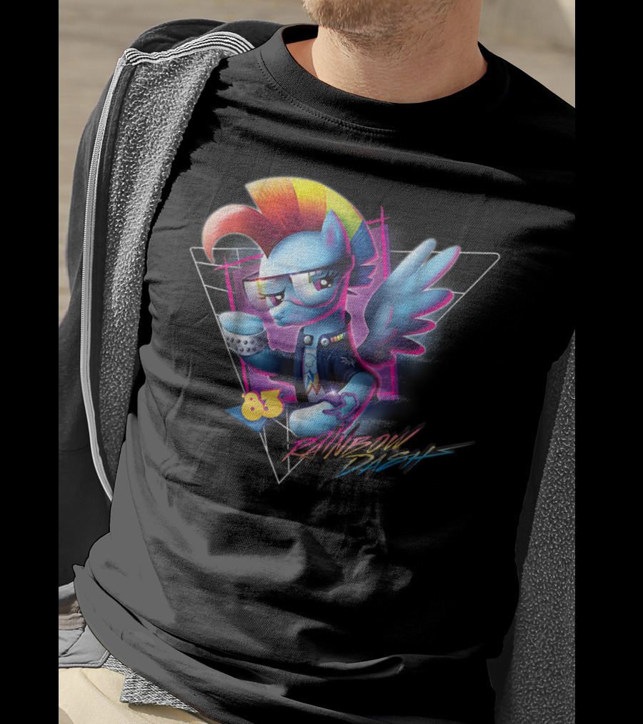 My Little Pony Rainbow Dash 83 Retro 80's T-Shirt