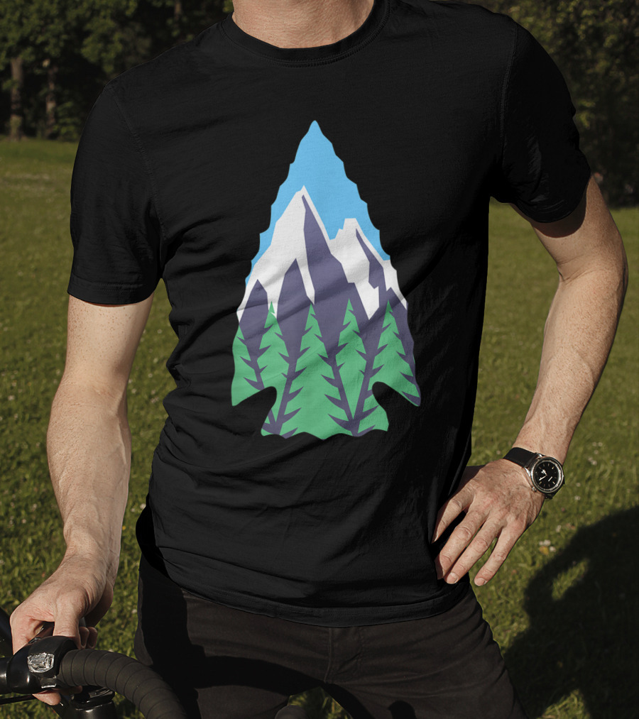 Nature Artifact Arrowhead Mountain Forest Hunter T-Shirt