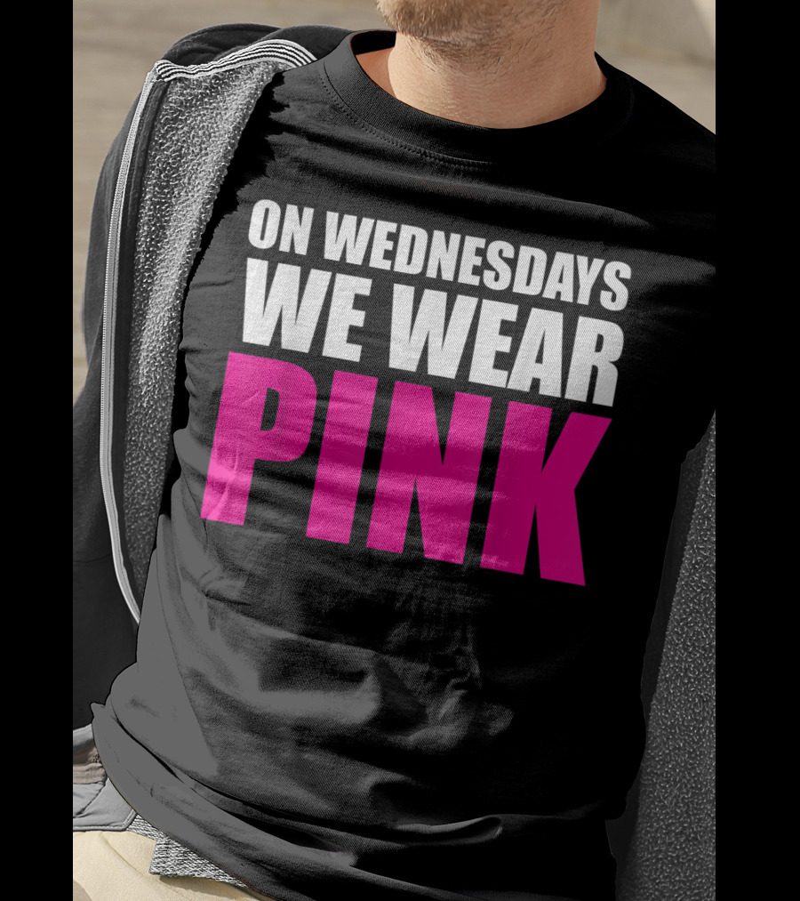 On Wednesdays We Wear Pink Mean Girls Reference T-Shirt