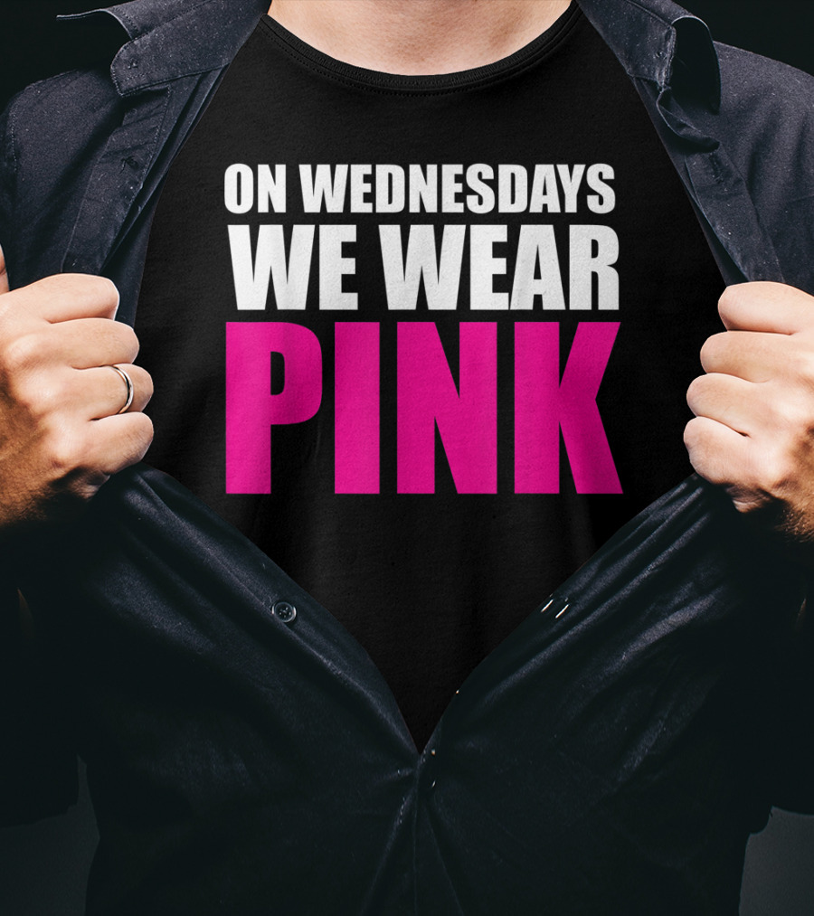 On Wednesdays We Wear Pink Mean Girls Reference T-Shirt