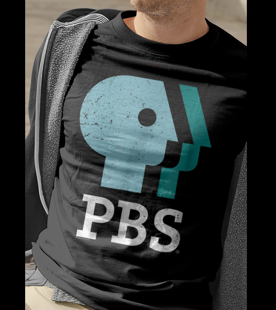 PBS Distressed Sky Mint Pistachio T-Shirt