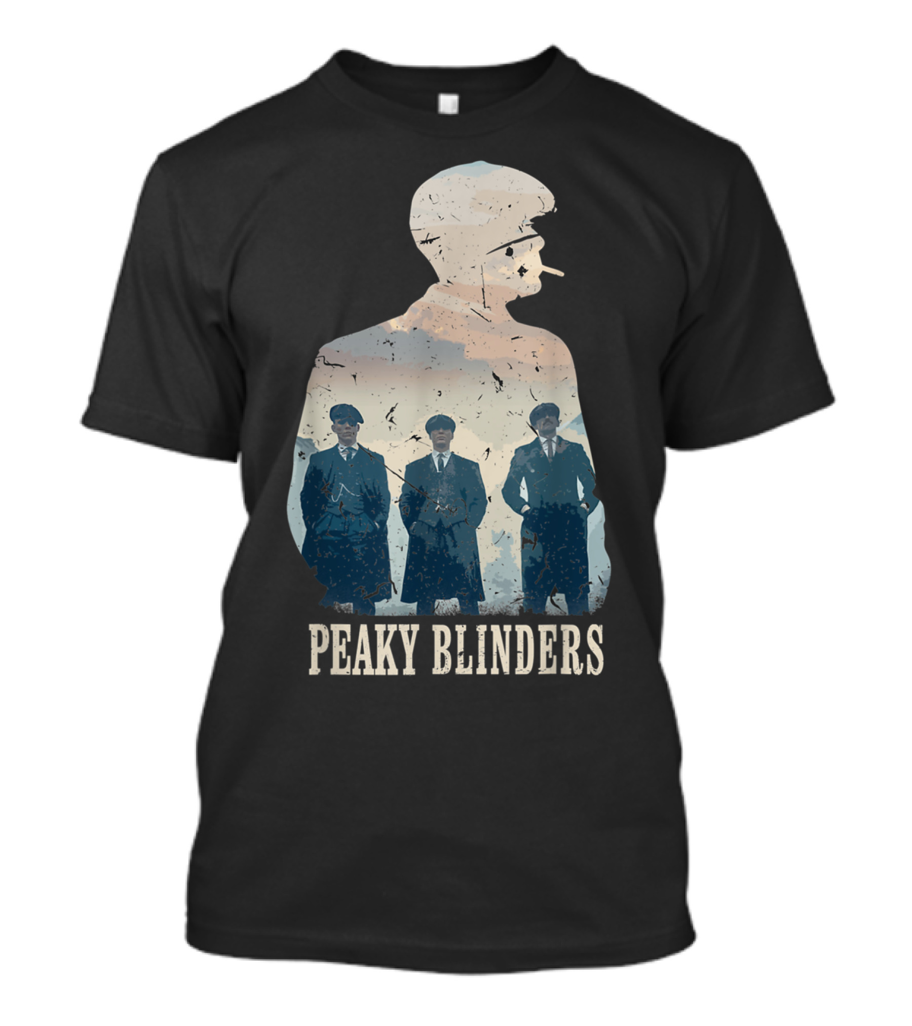 Peaky Blinders Vintage Silhouette Trio T-Shirt