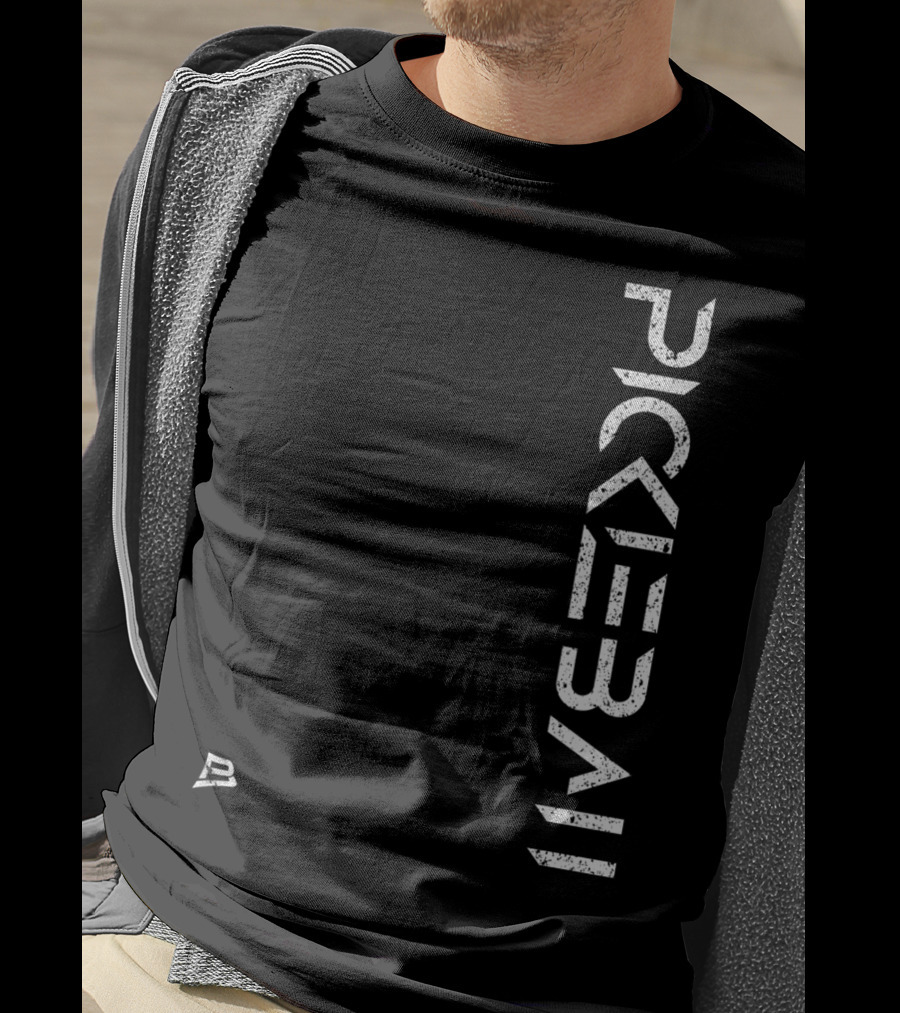 Pickleball Live Distressed Premium Fit White Text With Small T-Shirt