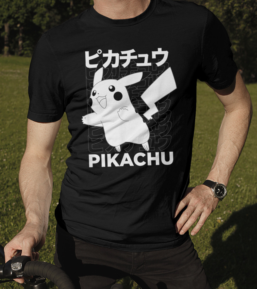 Pikachu Kanji Pokemon T-Shirt