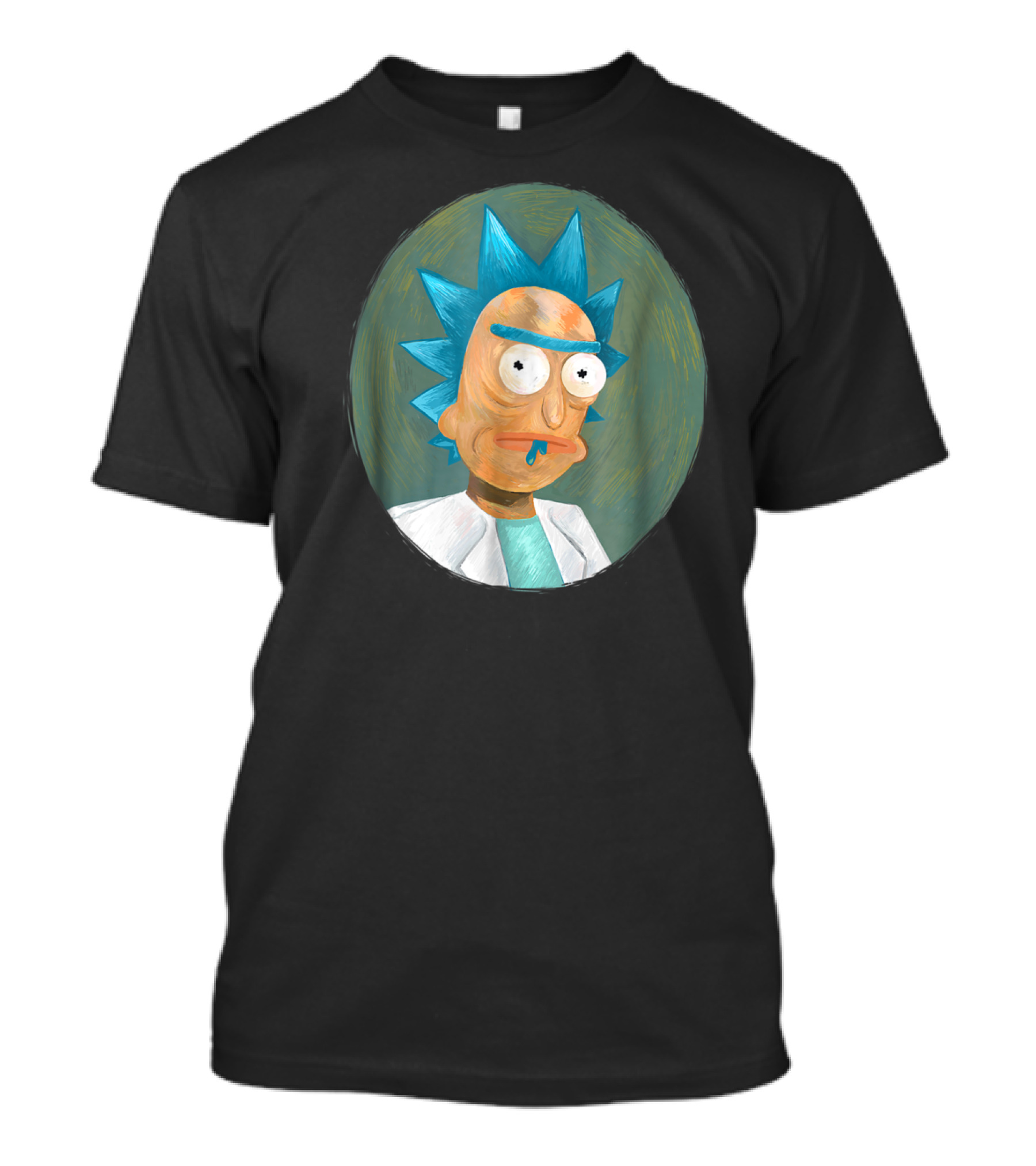 Rick And Morty Impressionist Rick Painting T-Shirt