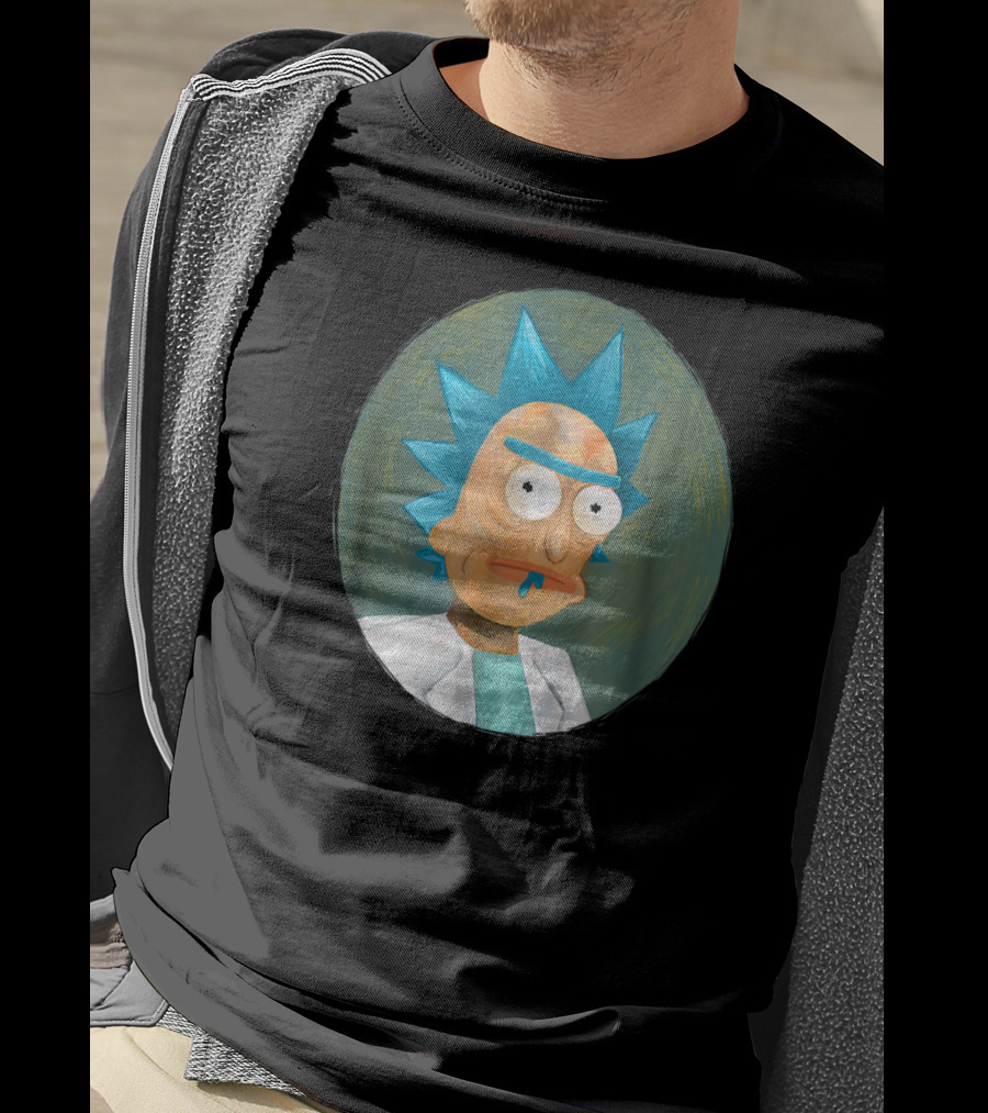 Rick And Morty Impressionist Rick Painting T-Shirt