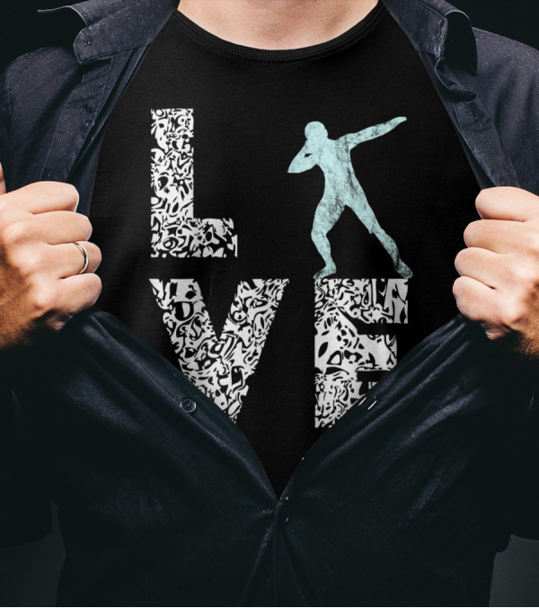 Love Shot Put Throwing Track And Field T-Shirt