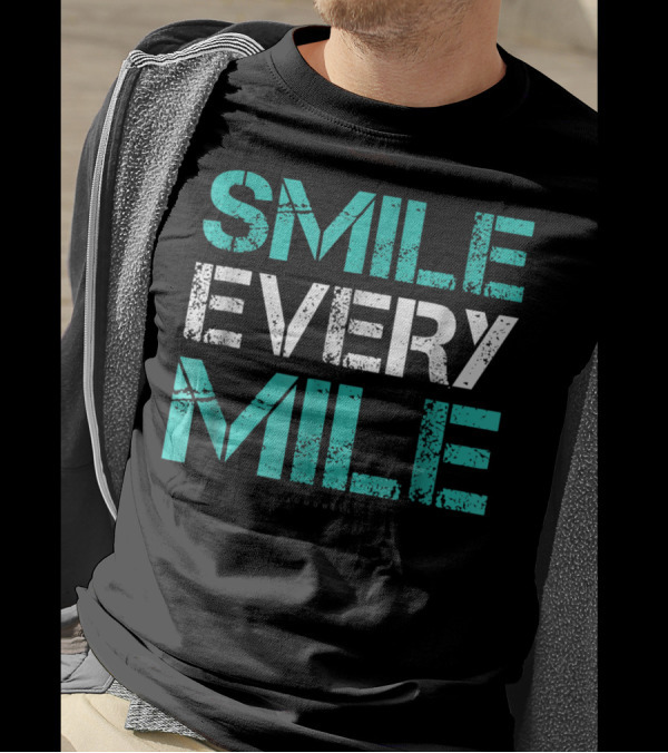 Smile Every Mile Funny Running Lumowell T-Shirt