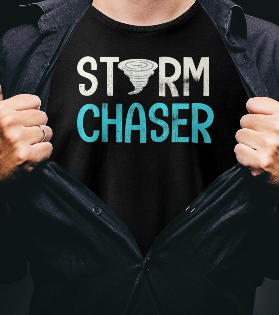 Storm Chaser Tornado Thunderstorms Weather T-Shirt