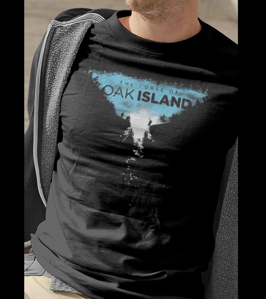 The Curse Of Oak Island Mysterious Treasure Excavation Scene T-Shirt