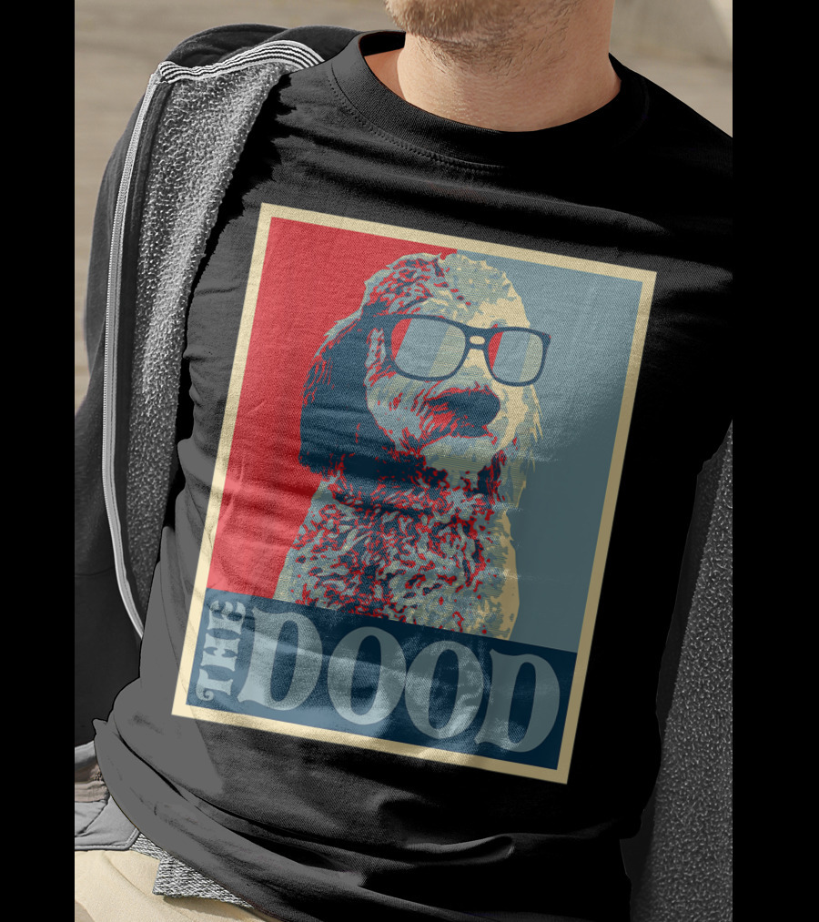 The Dood Goldendoodle Doodle Mom And Dood Dad Retro T-Shirt