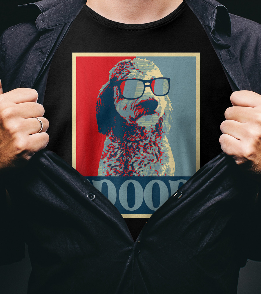 The Dood Goldendoodle Doodle Mom And Dood Dad Retro T-Shirt