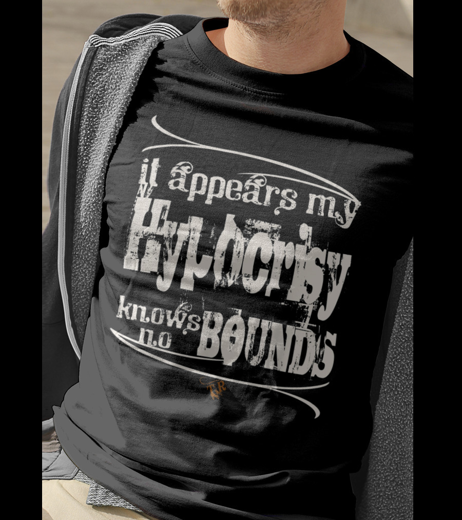 Tombstone Doc Holiday It Appears My Hypocrisy Knows No Bounds T-Shirt