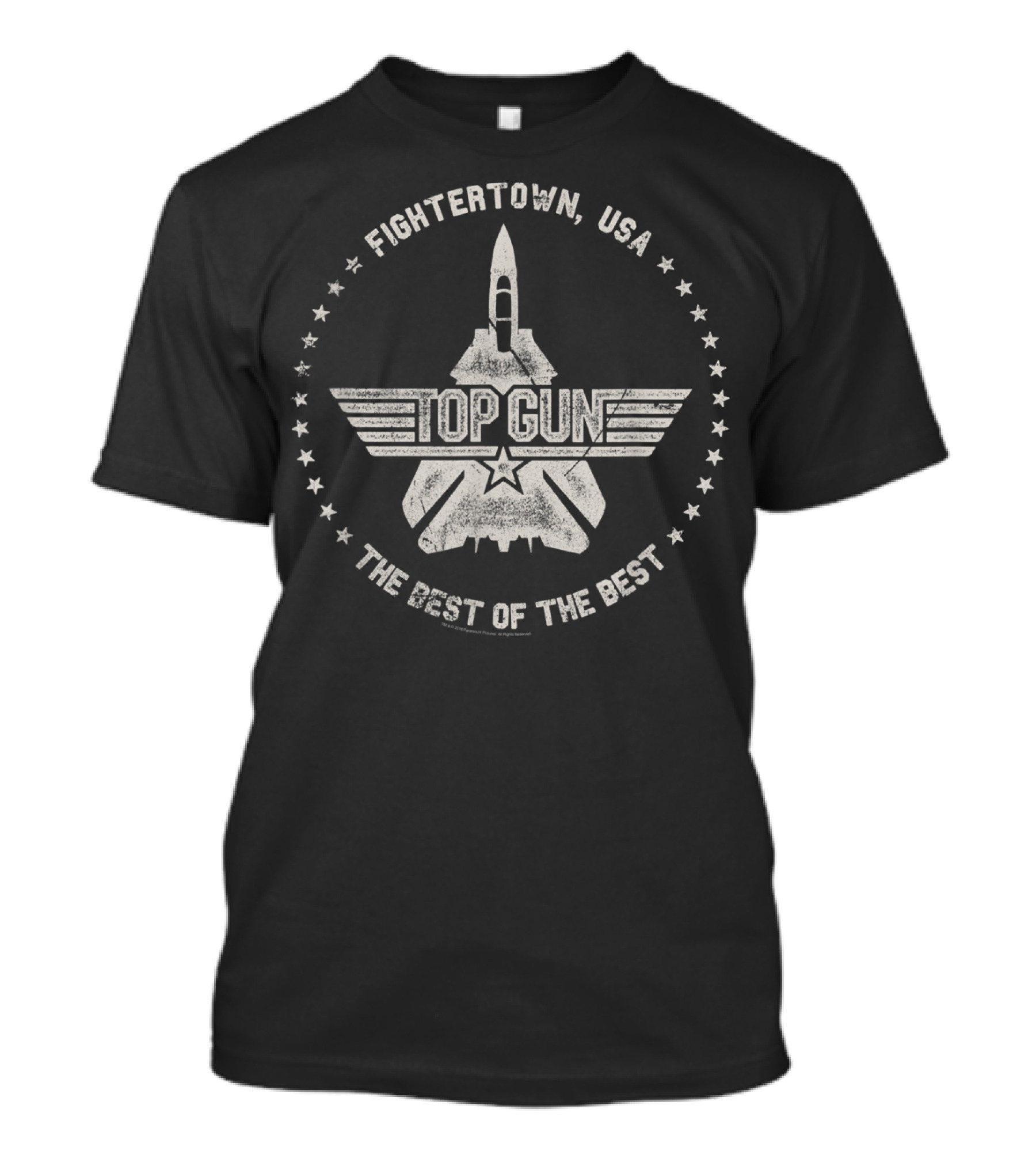 Fightertown USA Top Gun The Best Of The Best Circle T-Shirt