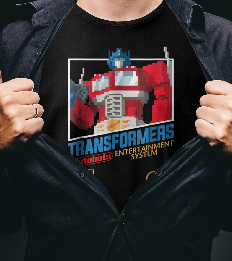 Transformers Autobot Series Optimus Prime Entertainment System T-Shirt
