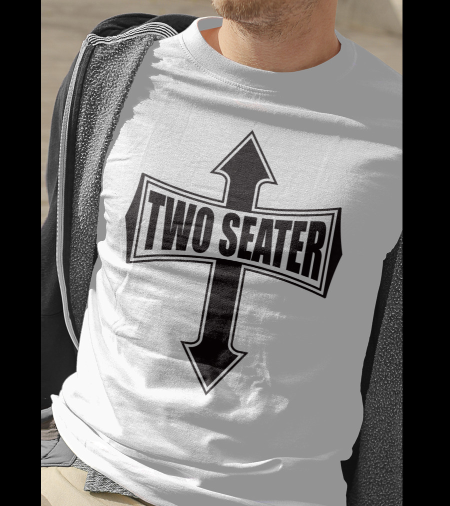 Two Seater Funny Party Gag Cross Arrows T-Shirt