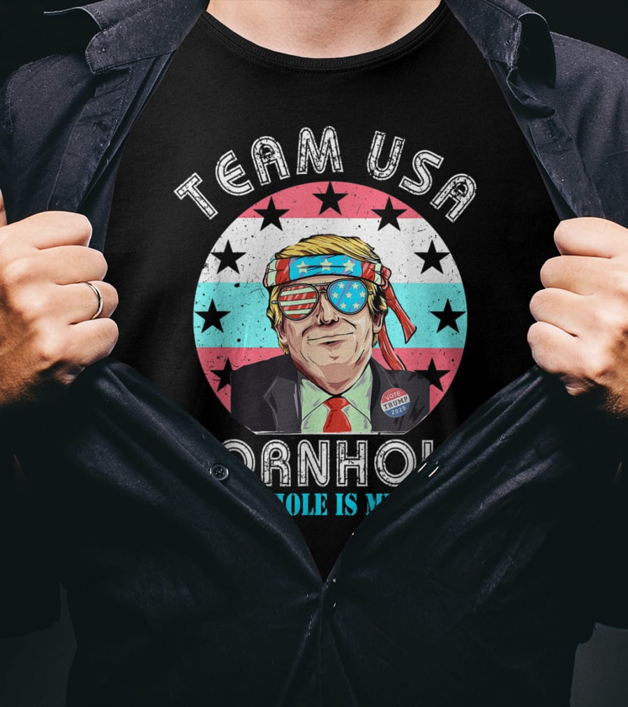 Team USA Cornhole Your Hole Is My Goal T-Shirt