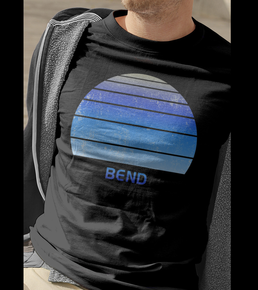 Vintage Bend Oregon Retro Sunset T-Shirt