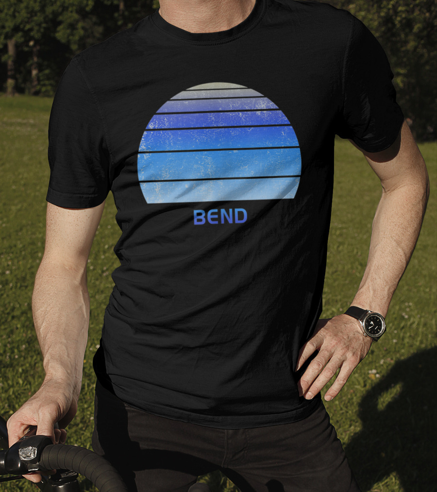 Vintage Bend Oregon Retro Sunset T-Shirt