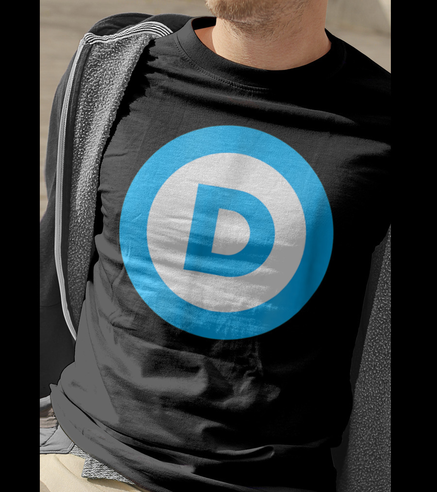 Vote Elect Democrat Freedom D Circle T-Shirt