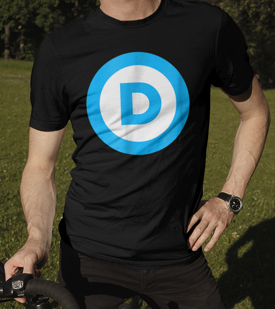 Vote Elect Democrat Freedom D Circle T-Shirt