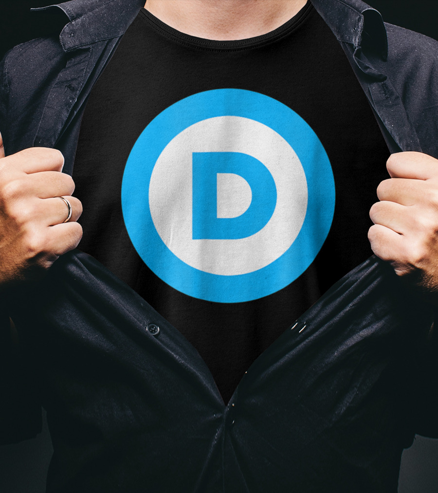 Vote Elect Democrat Freedom D Circle T-Shirt