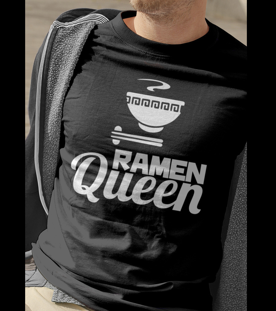 Ramen Queen Japanese Noodle Bowl T-Shirt