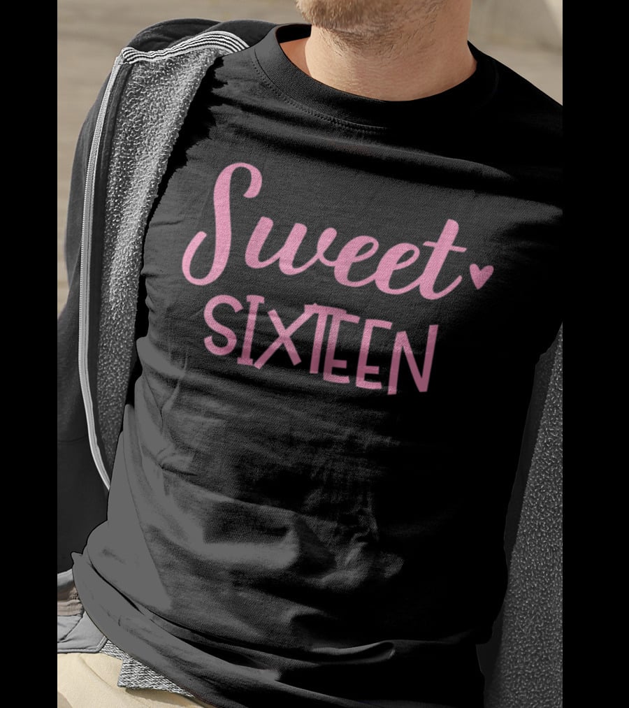Sweet Sixteen Birthday Celebration For Teenage Girls T-Shirt